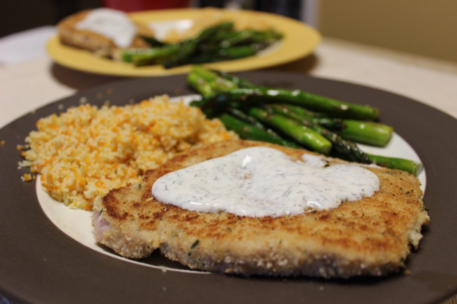 The Cookbook Project Pork Schnitzel with Dill Cream Sauce